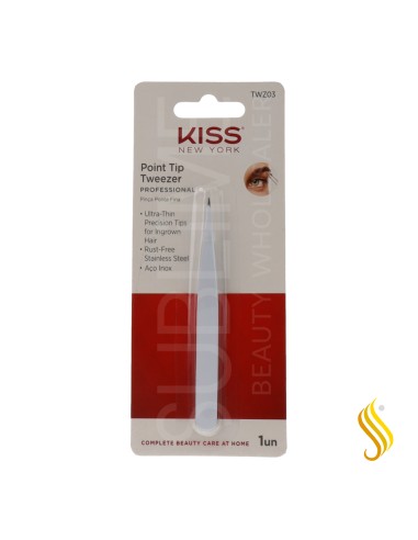 Red Kiss Ksny Point Tip Tweezer Pinza Depilar